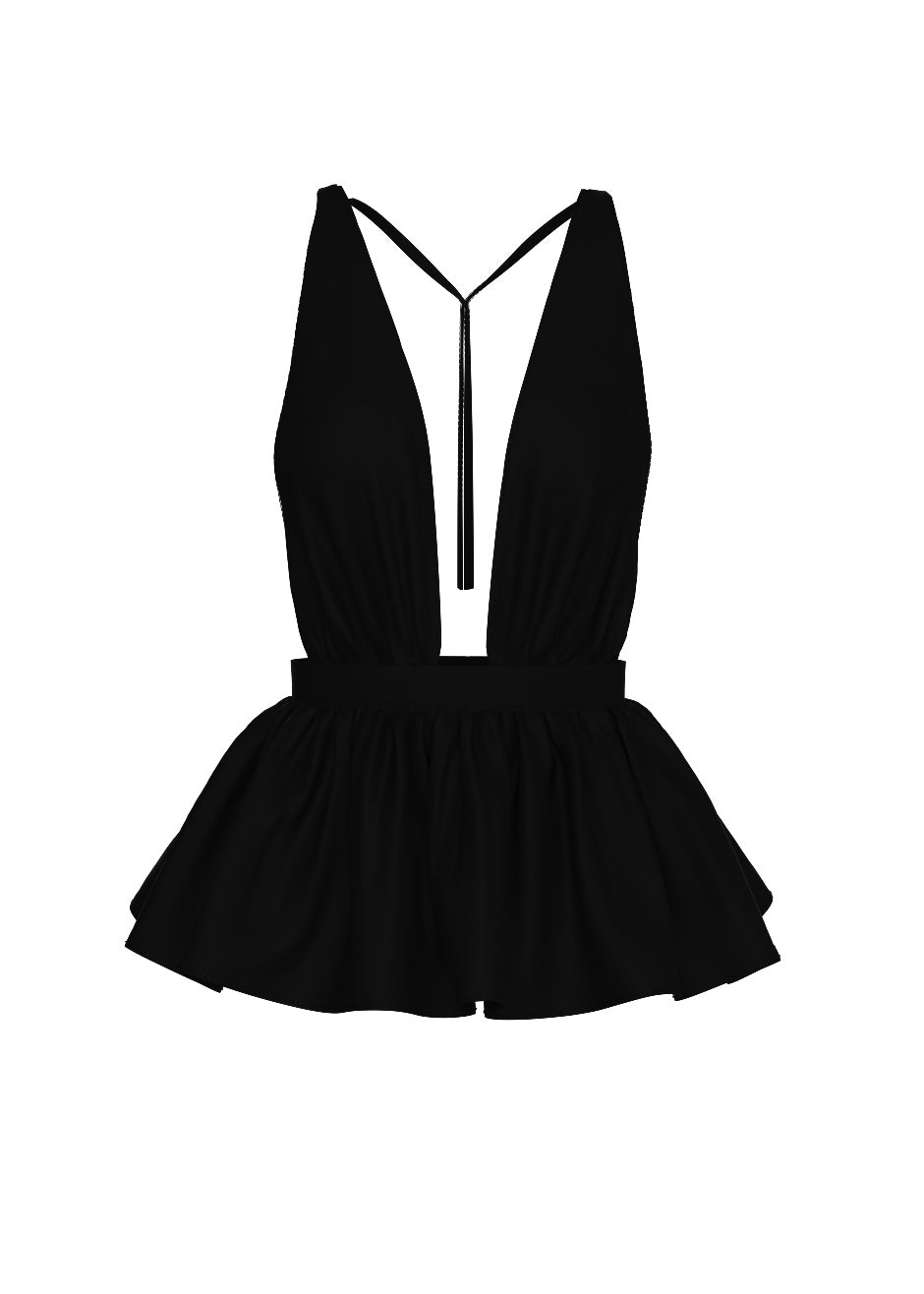 Hati top in black