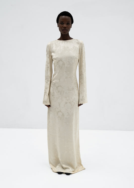 Jacquard fluid dress