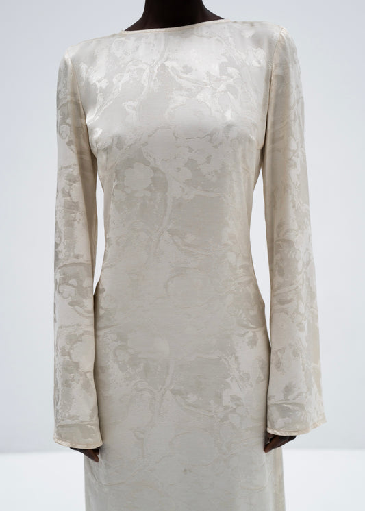 Jacquard fluid dress
