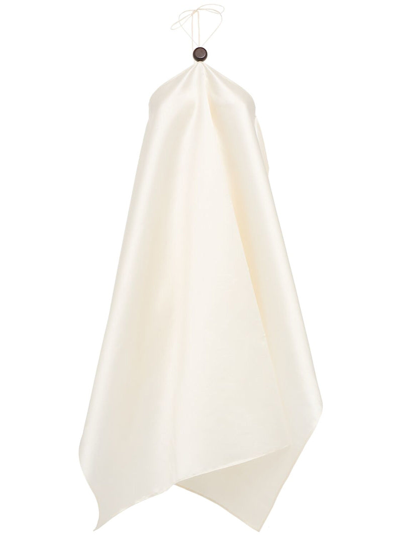 Silk Oversized Top in ivory – Diana Milkanova