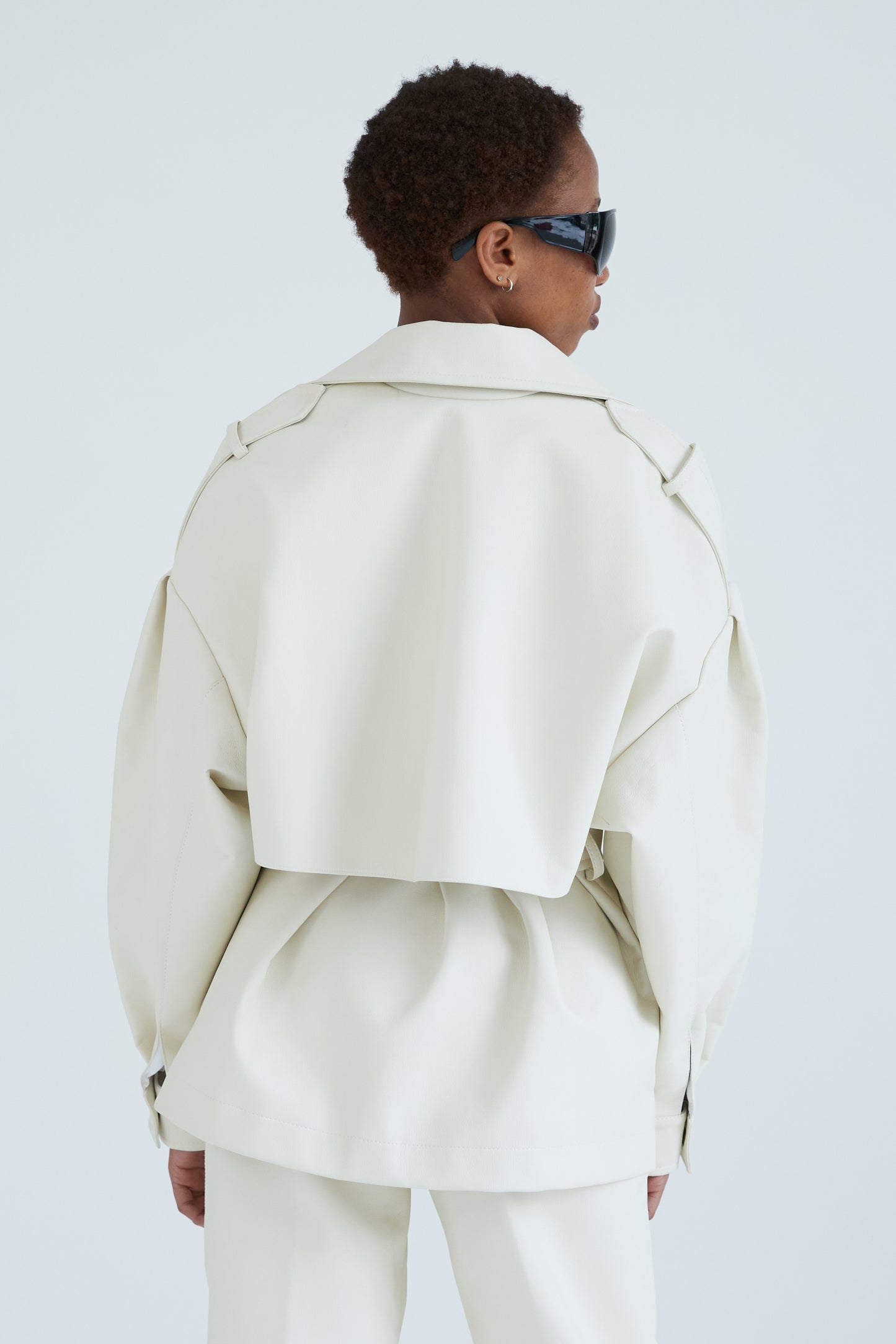 Oversized Jacket in milky white