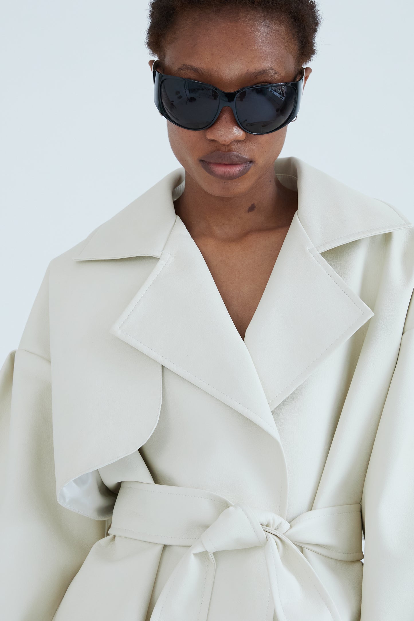 Oversized Jacket in milky white