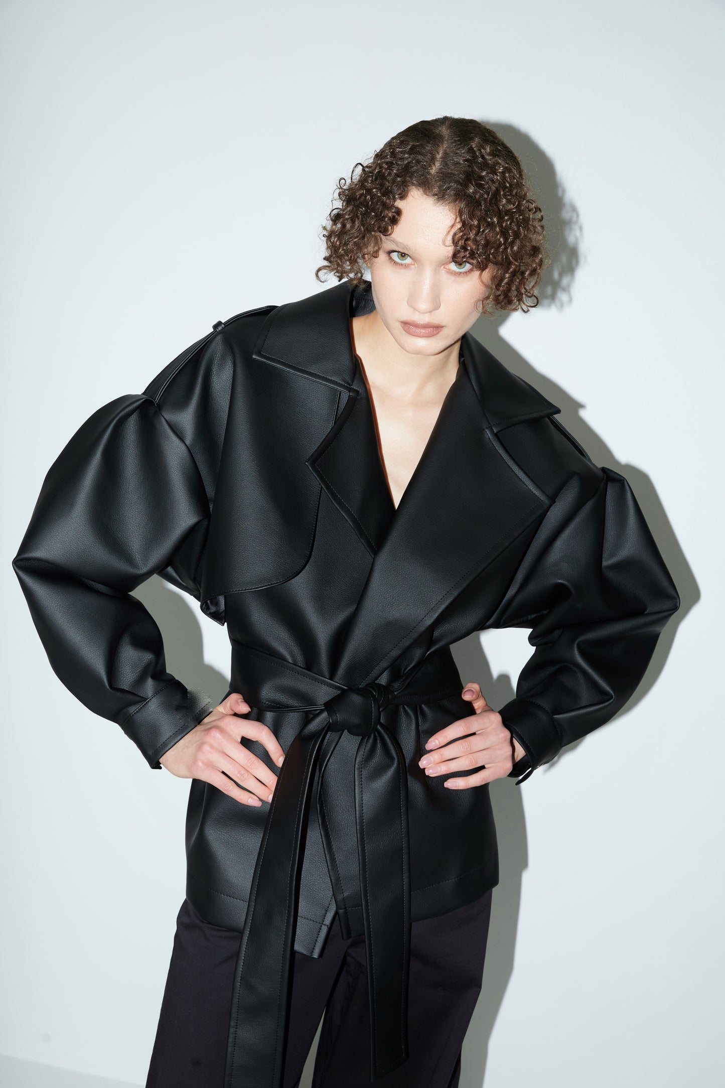 Oversized Jacket in black