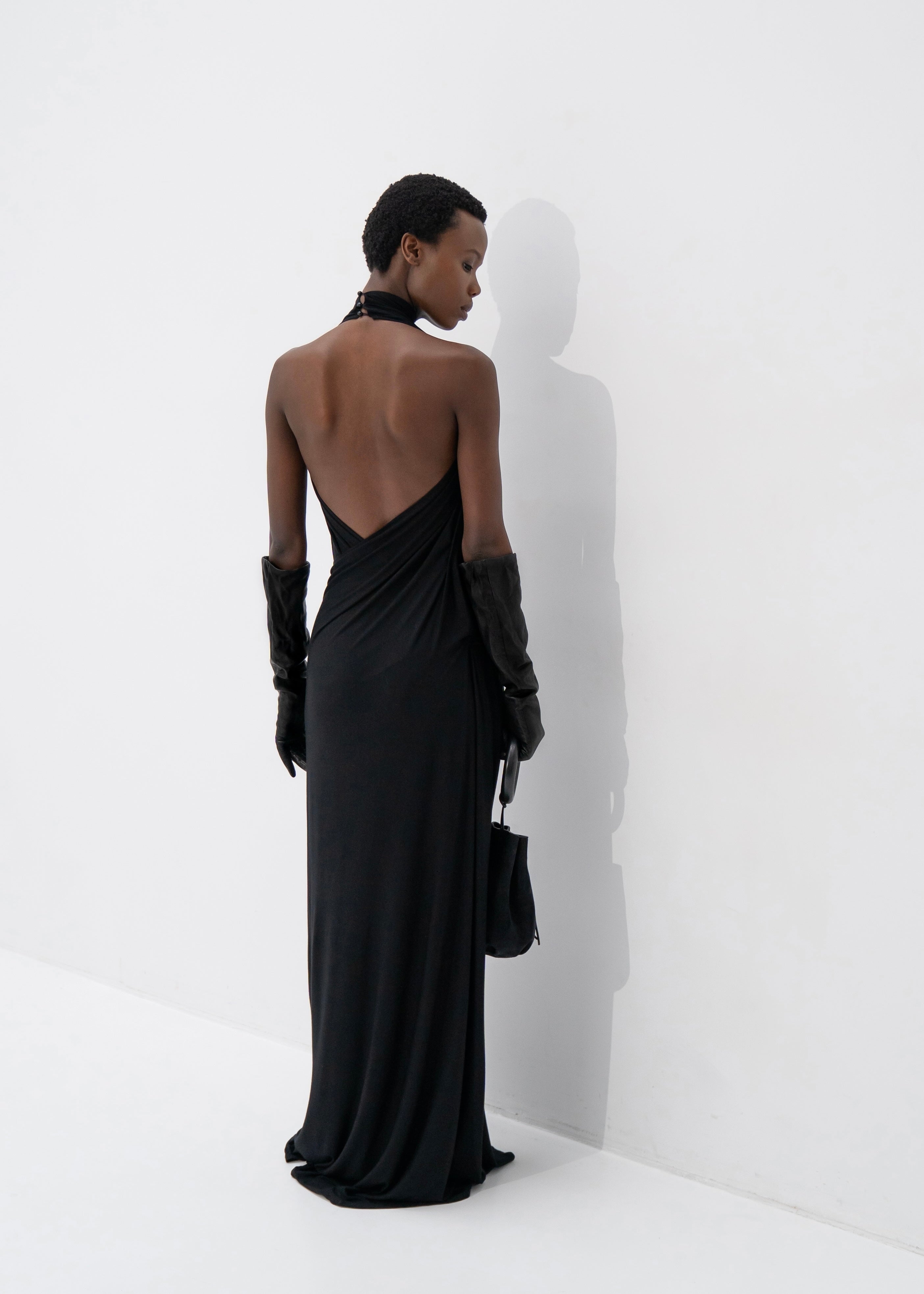 Gaia Dress in black – Diana Milkanova