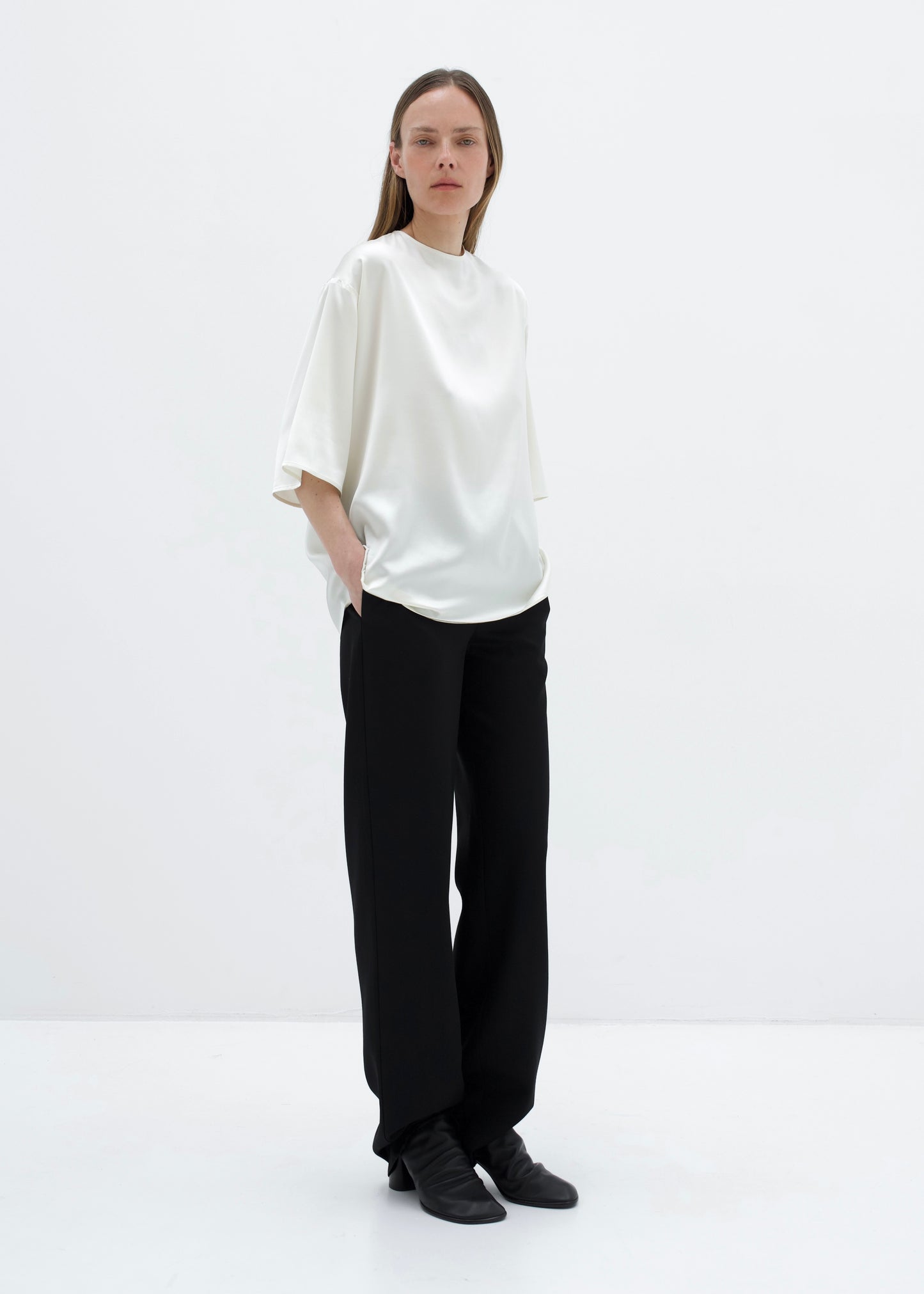 Silk Oversized T-shirt