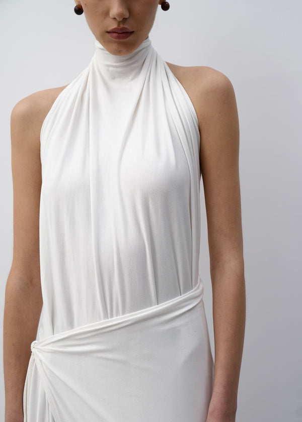 Gaia Dress in white