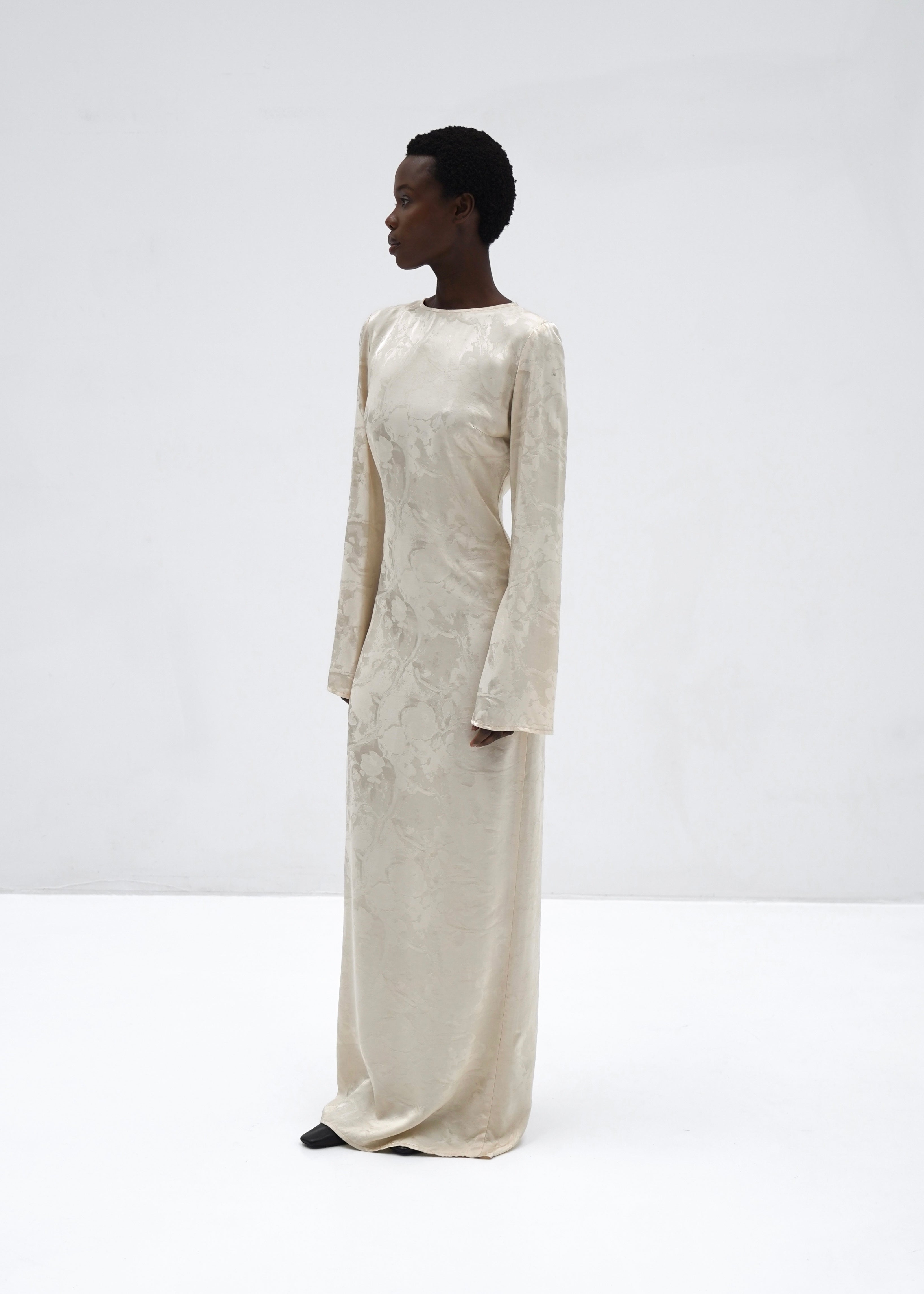 Jacquard fluid dress – Diana Milkanova