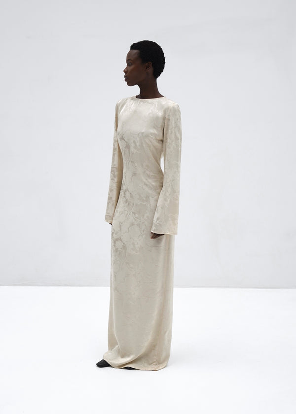 Jacquard fluid dress