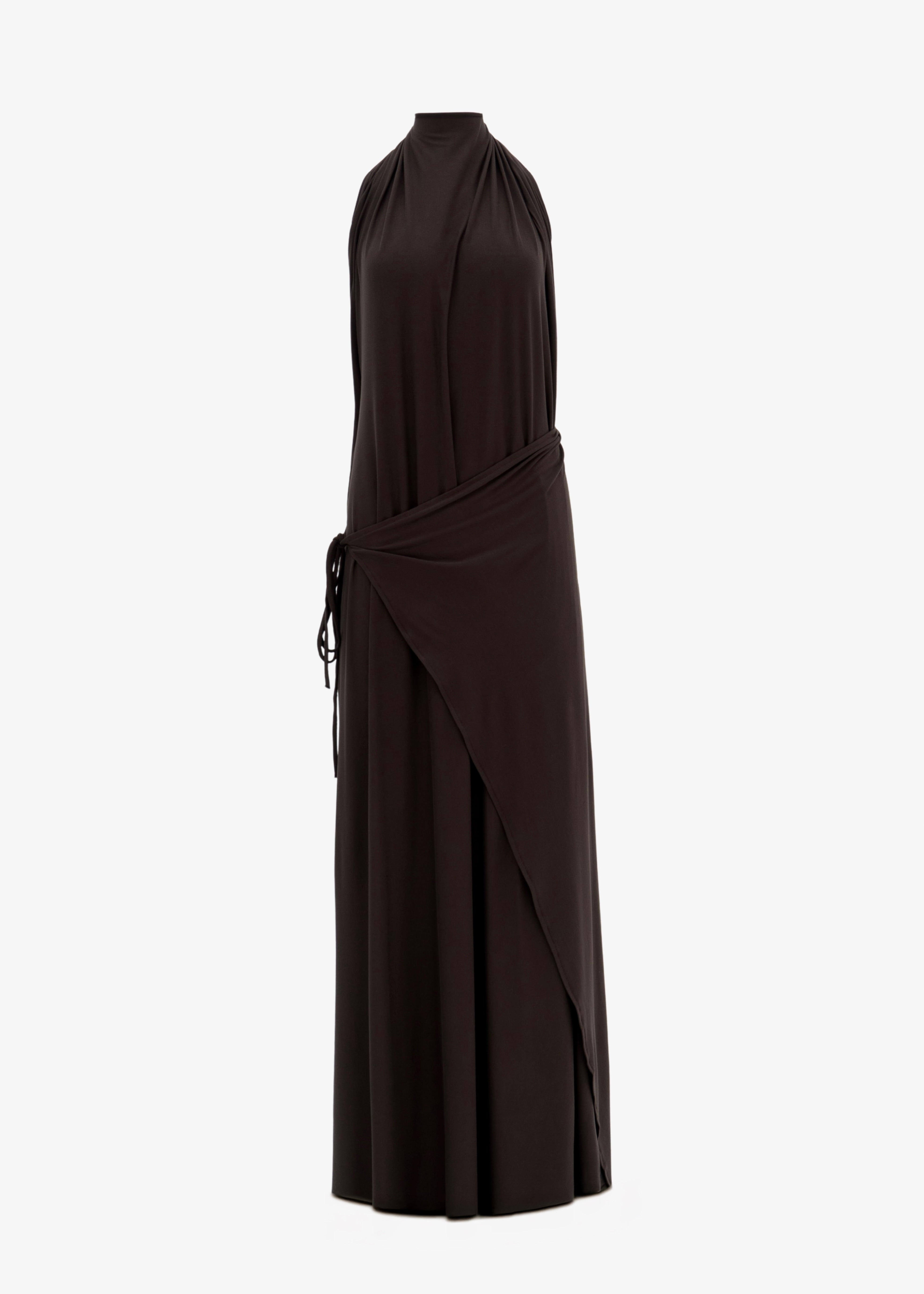 Gaia Dress in brown – Diana Milkanova