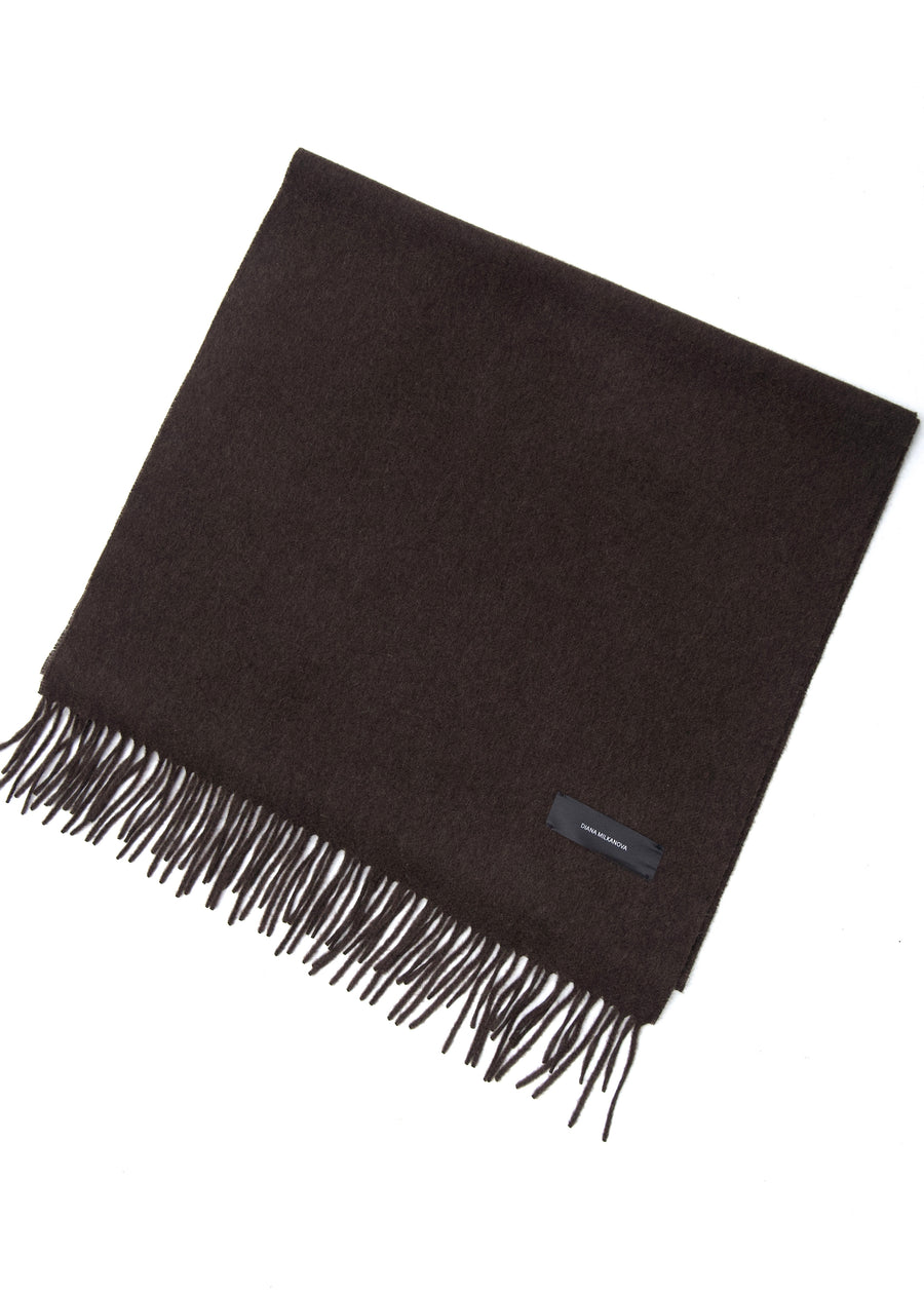 Cashmere Scarf in brown