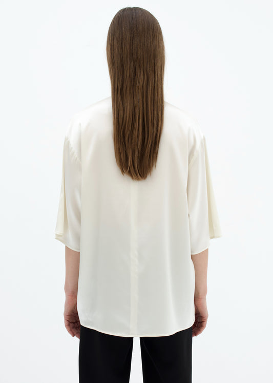 Silk Oversized T-shirt