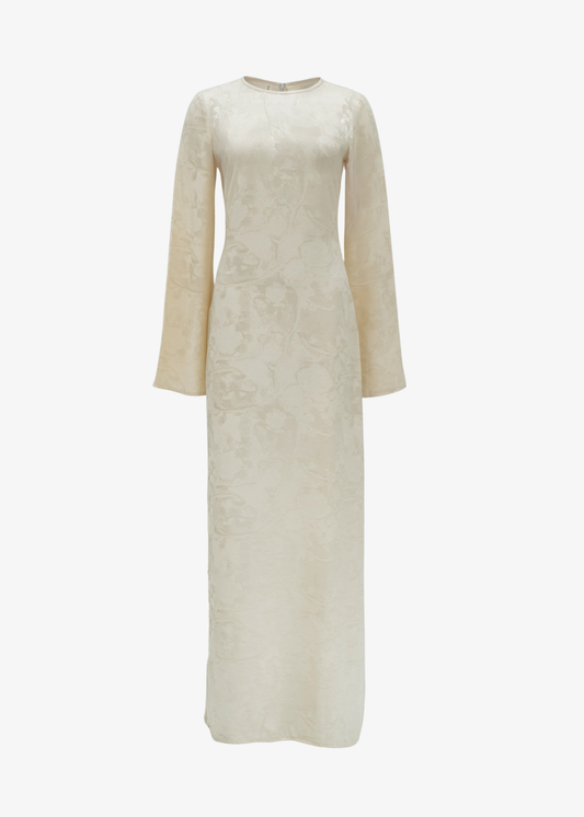 Jacquard fluid dress