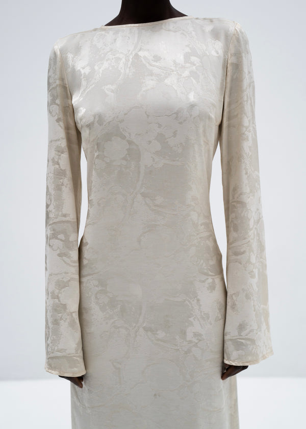 Jacquard fluid dress