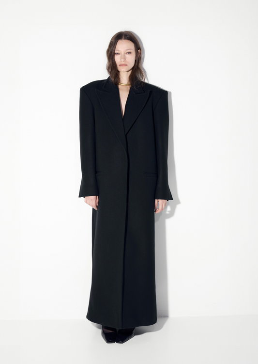 Cappotto classico in nero