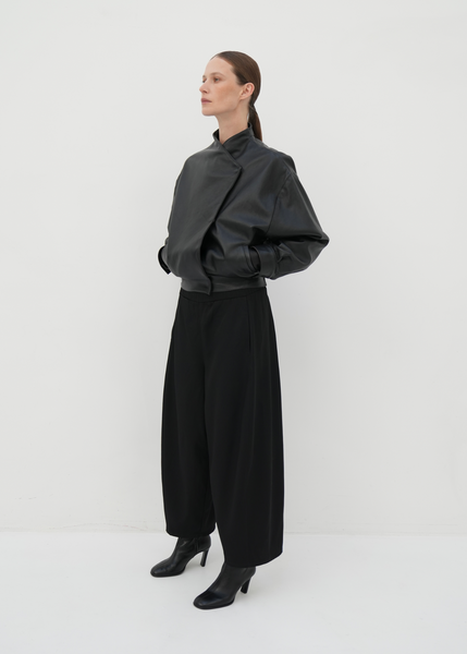 Wide leg wool pants – Diana Milkanova