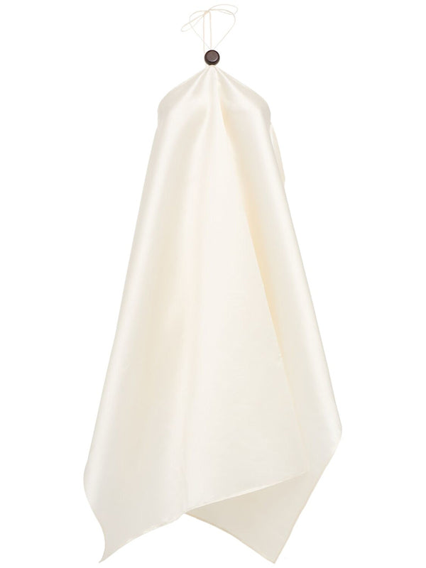 Silk Oversized Top in ivory