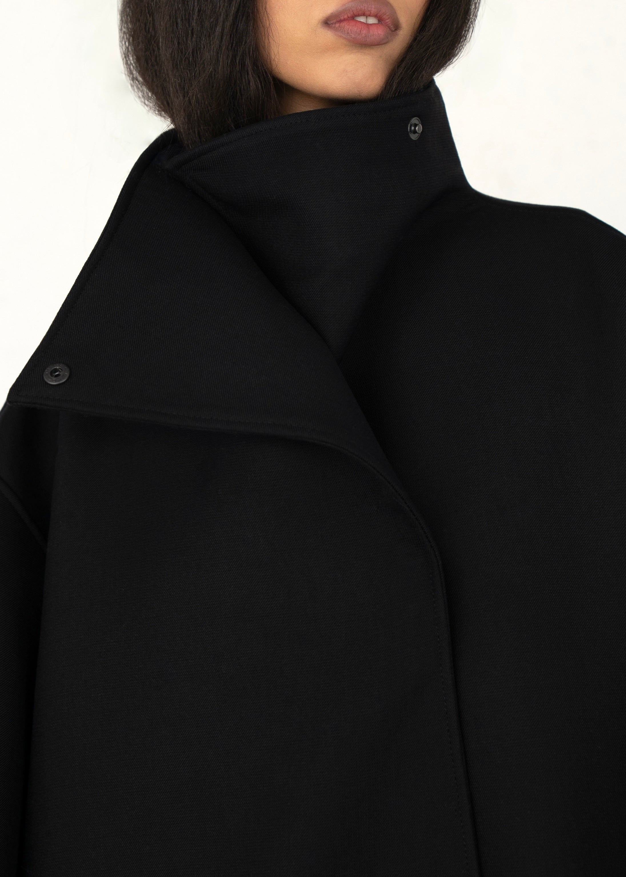 Signature Mia Coat in black - Midseason – Diana Milkanova