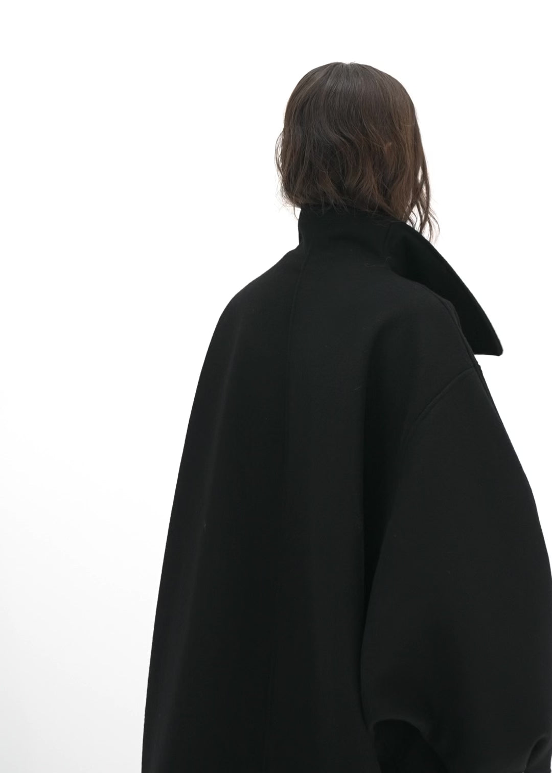 mia！  Feather Yarn 2way Knit Coat Signature Mia Coat in black - winter – Diana Milkanova