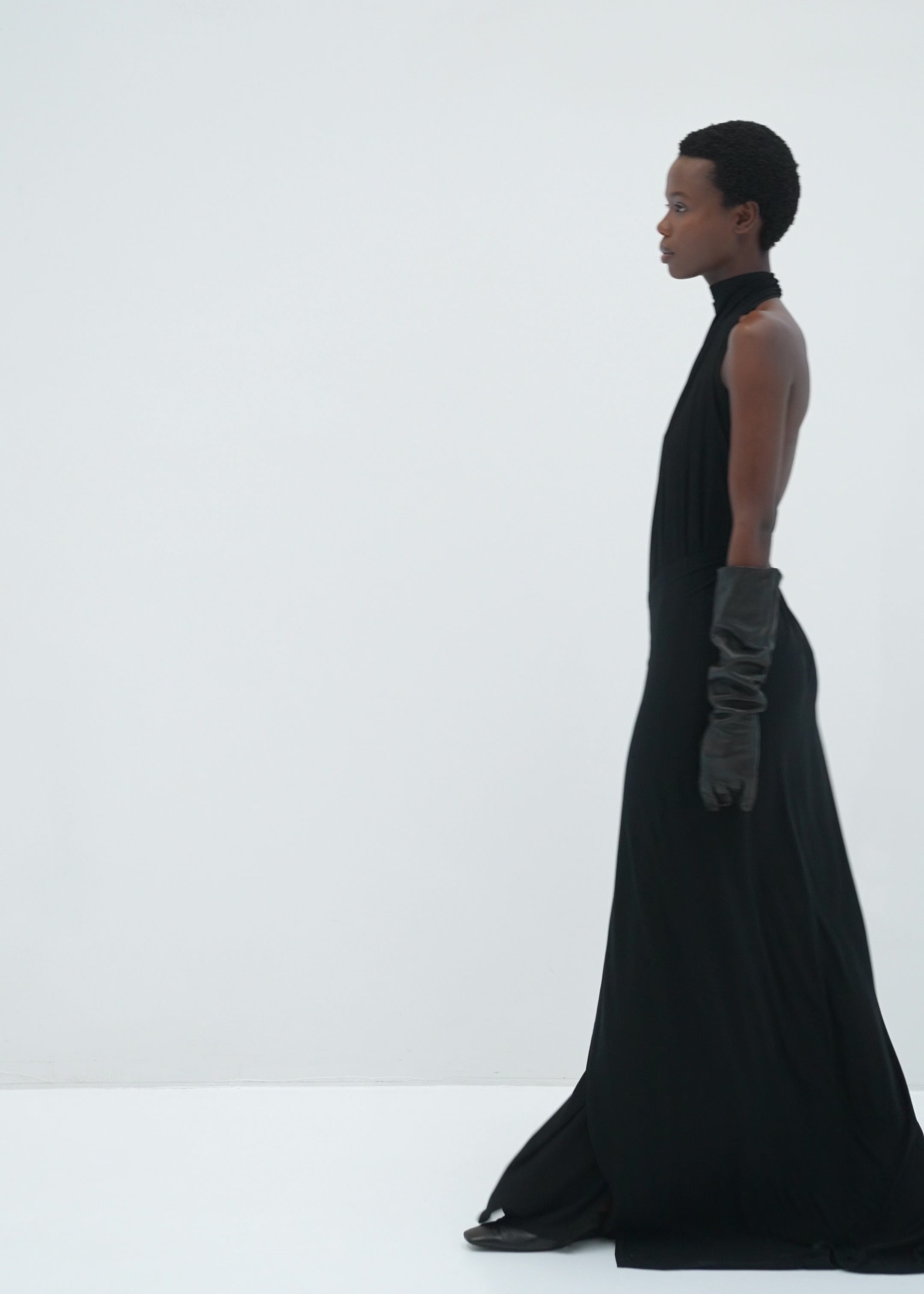 Gaia Dress in black – Diana Milkanova